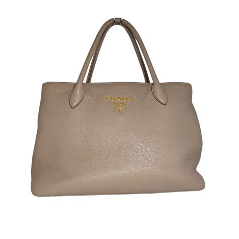 prada vitello daino pebbled leather satchel